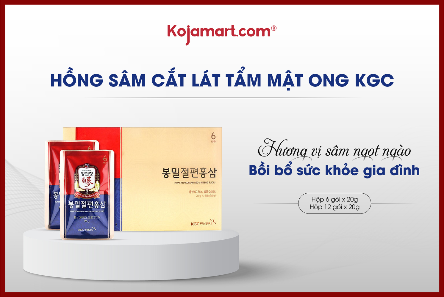 hong-sam-cat-lat-tam-mat-ong-kgc-jung-kwan-jang-1 Hồng Sâm Cắt Lát Tẩm Mật Ong KGC 6 Gói X 20g