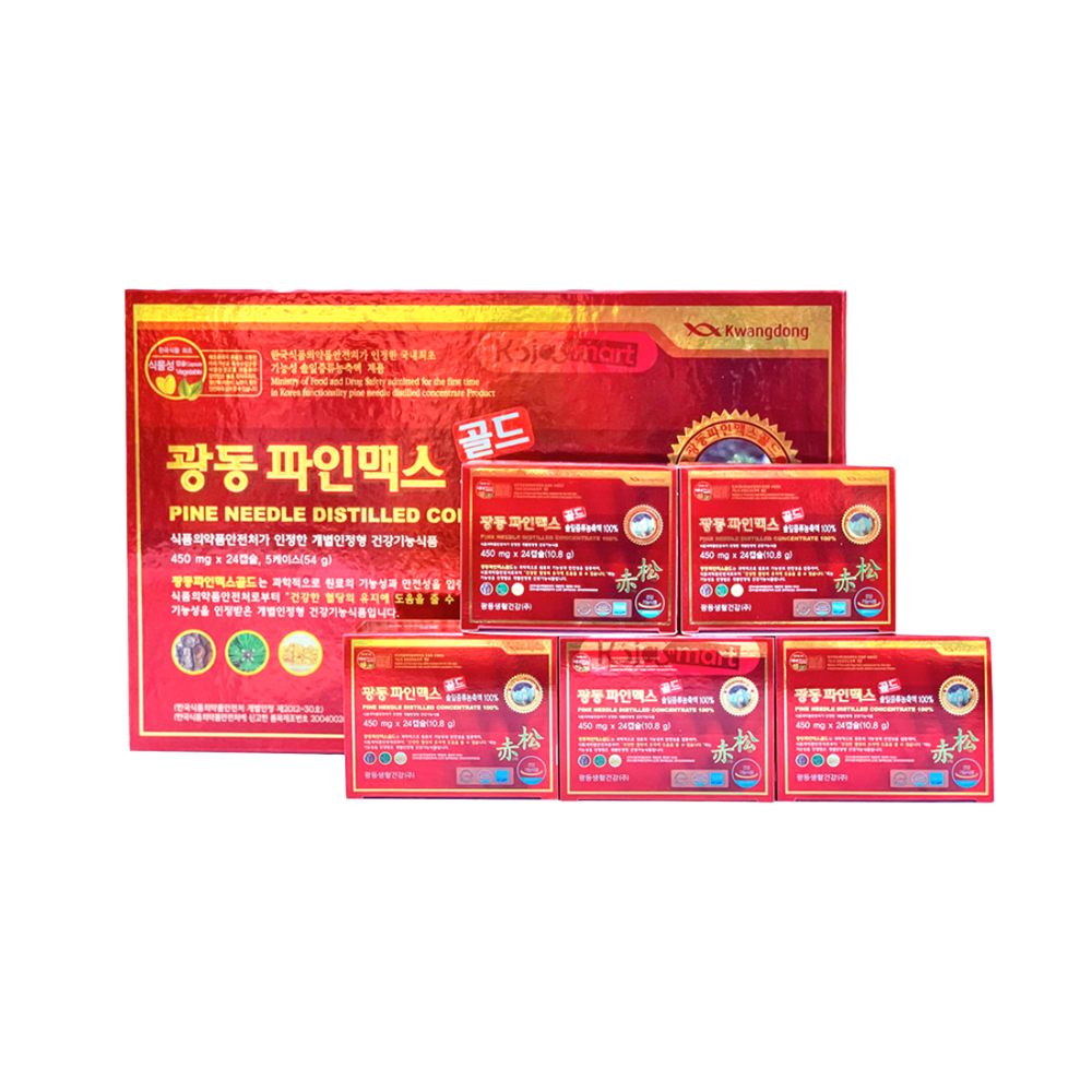 Tinh Dầu Thông đỏ Kwangdong 120 Viên