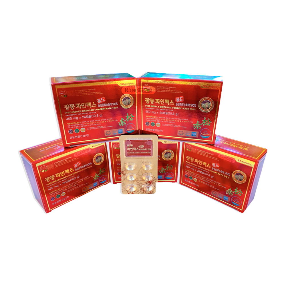 Tinh Dầu Thông đỏ Kwangdong 120 Viên