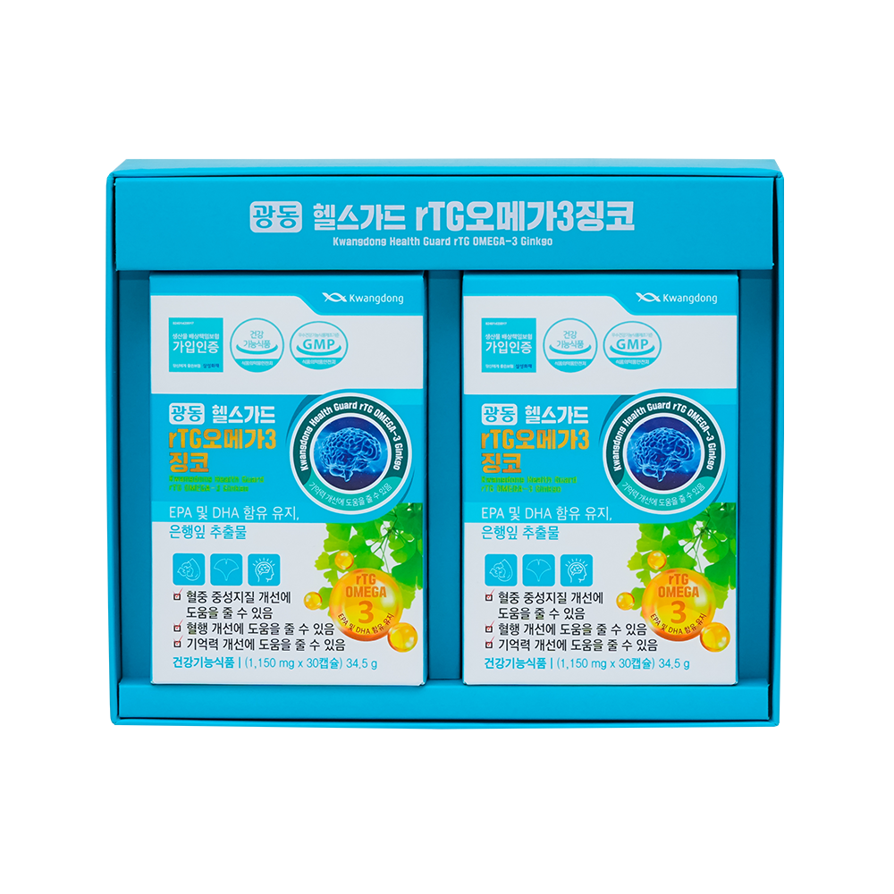 Viên Uống Bổ Não Tăng Cường Omega 3 Kwangdong 60 Viên