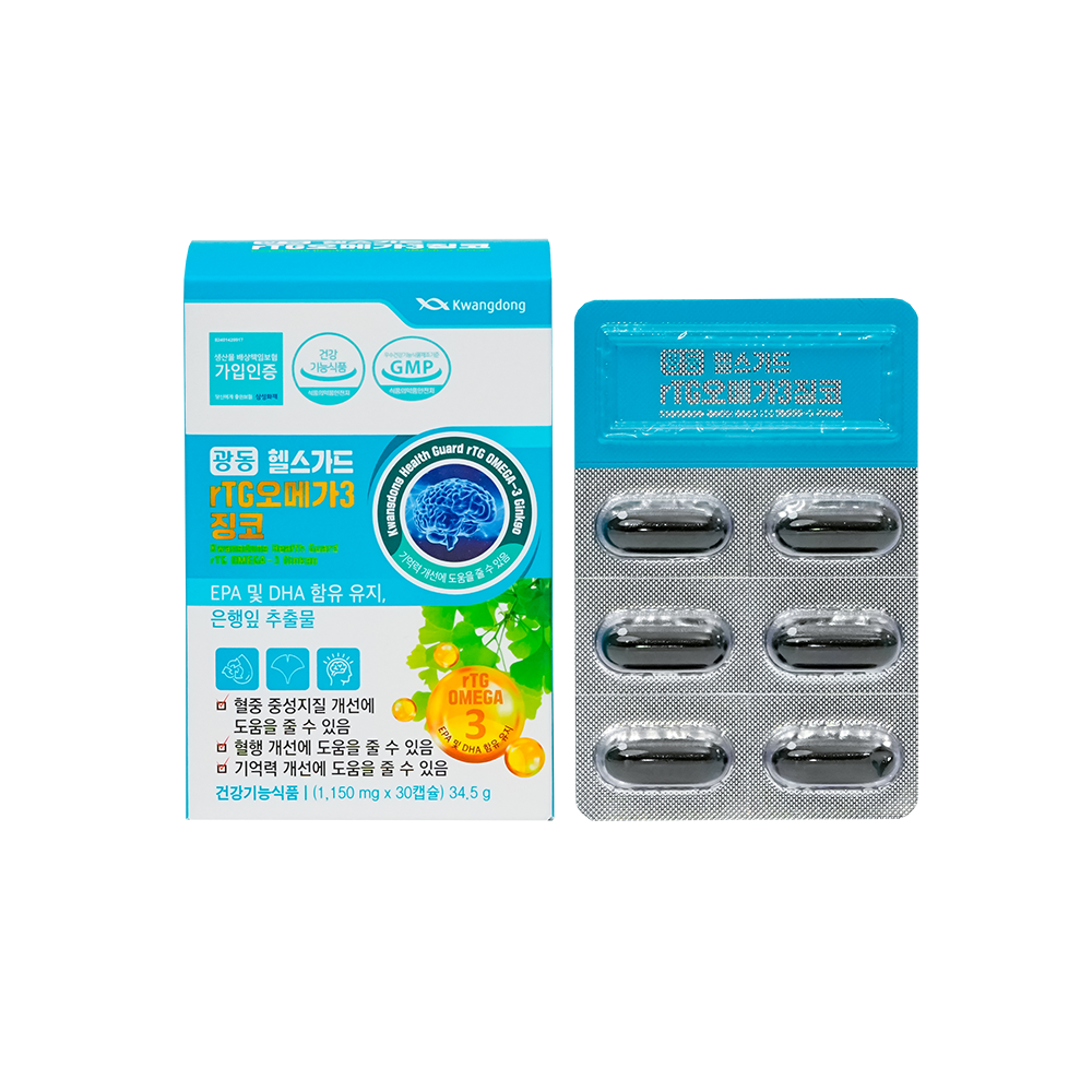 Viên Uống Bổ Não Tăng Cường Omega 3 Kwangdong 60 Viên